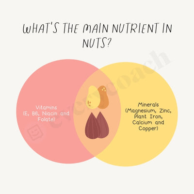 Whats The Main Nutrient In Nuts Instagram Post Canva Template