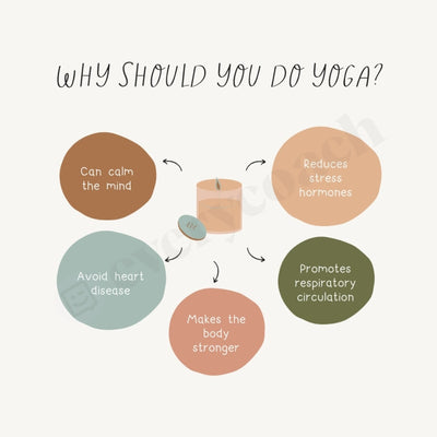 Why Should You Do Yoga Instagram Post Canva Template