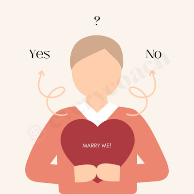 Will You Marry Me Instagram Post Canva Template