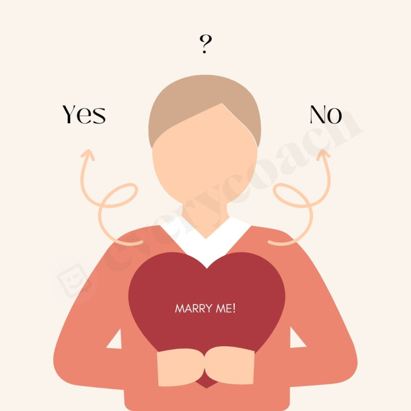 Will You Marry Me Instagram Post Canva Template
