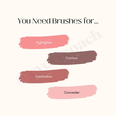 You Need Brushes For Instagram Post Canva Template