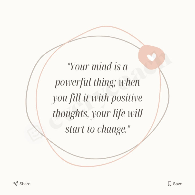 Inspirational Quote S02082310 Instagram Post Canva Template