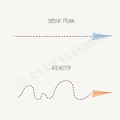 Your Plan Vs Reality Instagram Post Canva Template